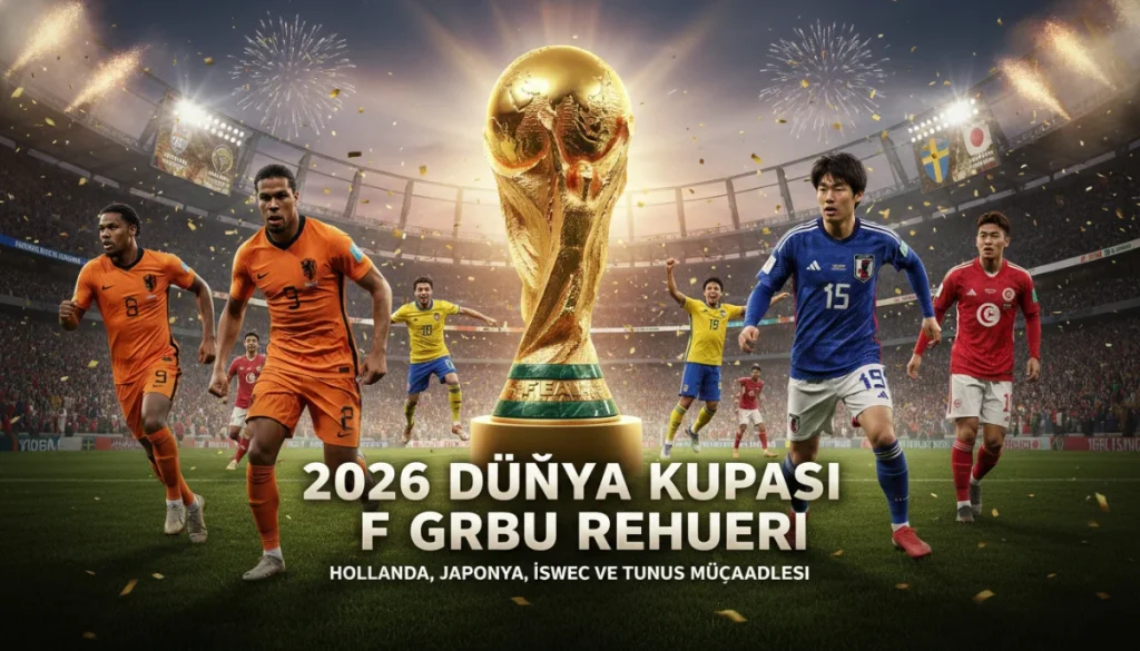 2026 F Grubu Analizi: Hollanda, Japonya ve İsveç Kapışması