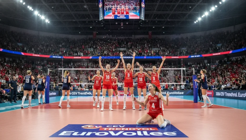 Voleybolun Devleri Panzerleri Devirerek Namağlup İlerliyor